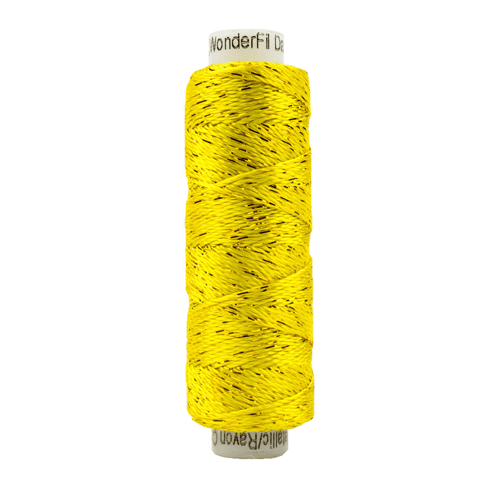 Sue Spargo Dazzle™ 8wt Rayon with Metallic Thread SSDZS2117 – Dandelion Sue Spargo Dazzle™ 8wt Rayon with Metallic Thread SSDZS2117 – Dandelion