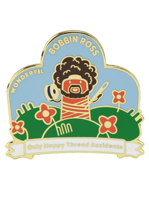 Sewing Notions Bobbin Ross Enamel Pin Sewing Notions Bobbin Ross Enamel Pin