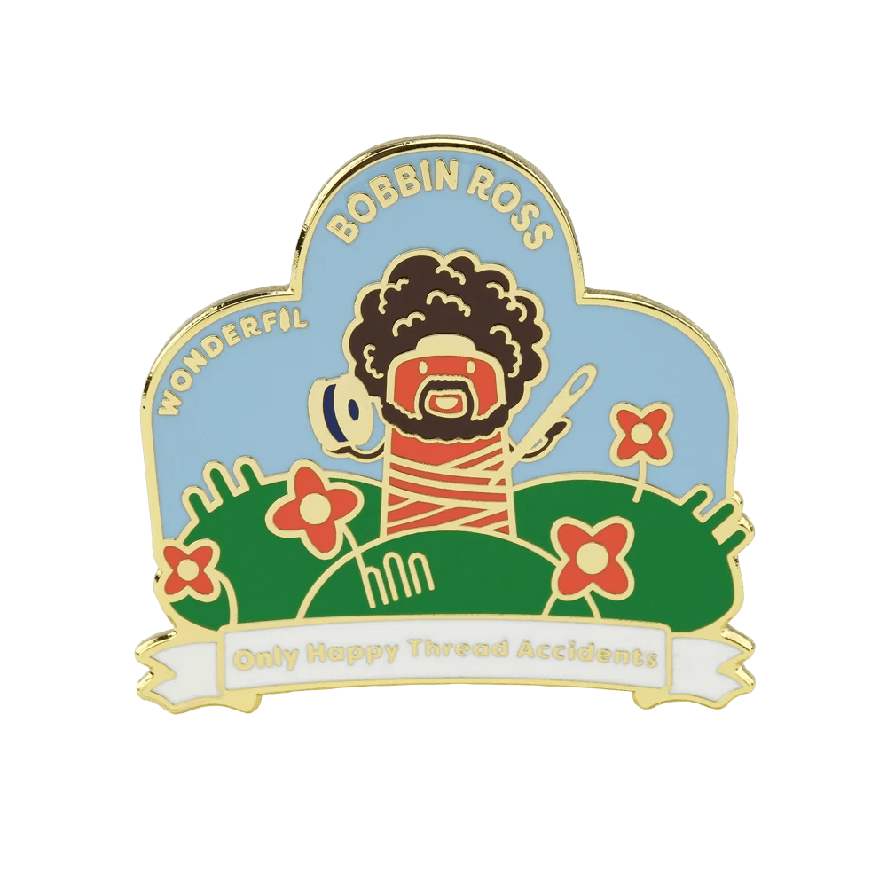 Sewing Notions Bobbin Ross Enamel Pin Sewing Notions Bobbin Ross Enamel Pin