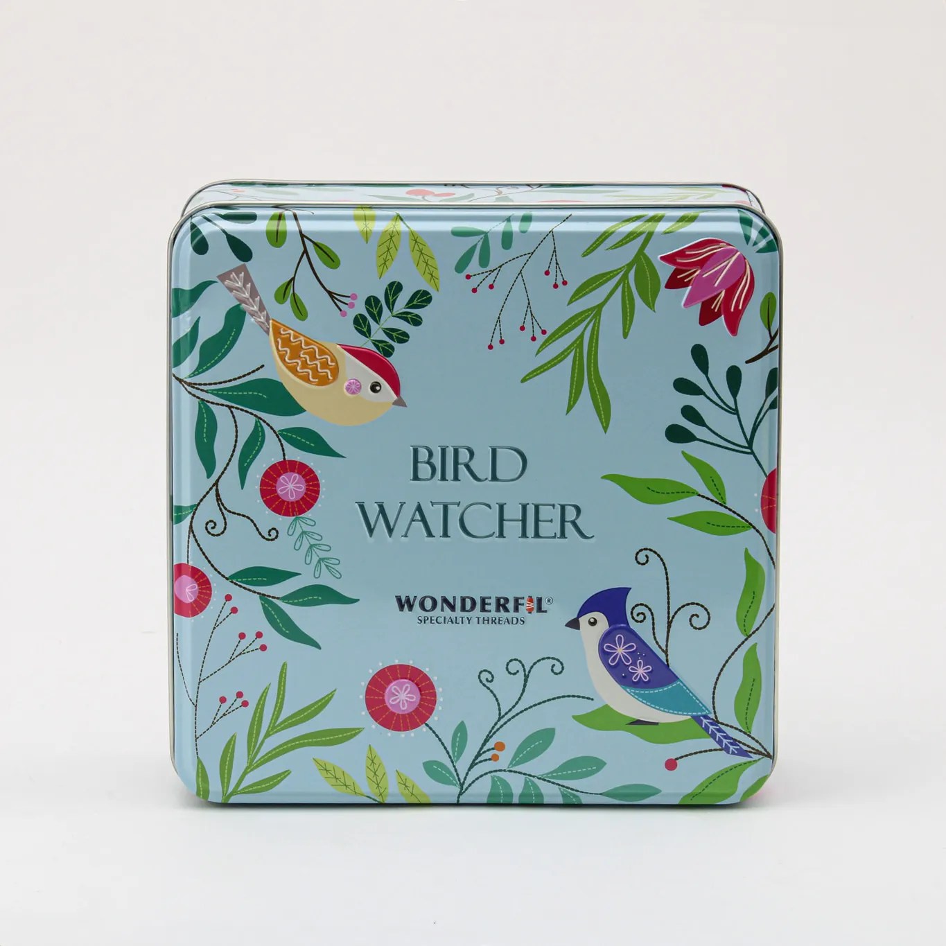 Wool Bird Watcher Tin Box Wool Bird Watcher Tin Box