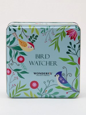 Wool Bird Watcher Tin Box Wool Bird Watcher Tin Box