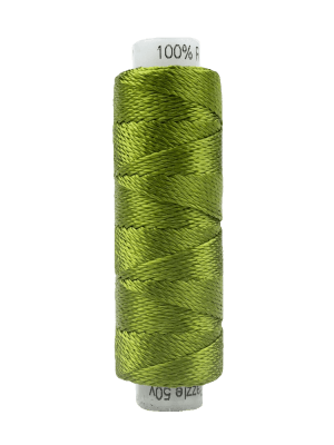 Sue Spargo Razzleâ„¢ 8wt Rayon Thread SSRZS4117 – Calla Green Sue Spargo Razzleâ„¢ 8wt Rayon Thread SSRZS4117 – Calla Green