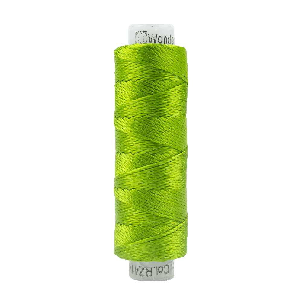 Sue Spargo Razzle™ 8wt Rayon Thread SSRZS4146 – Greenery Sue Spargo Razzle™ 8wt Rayon Thread SSRZS4146 – Greenery