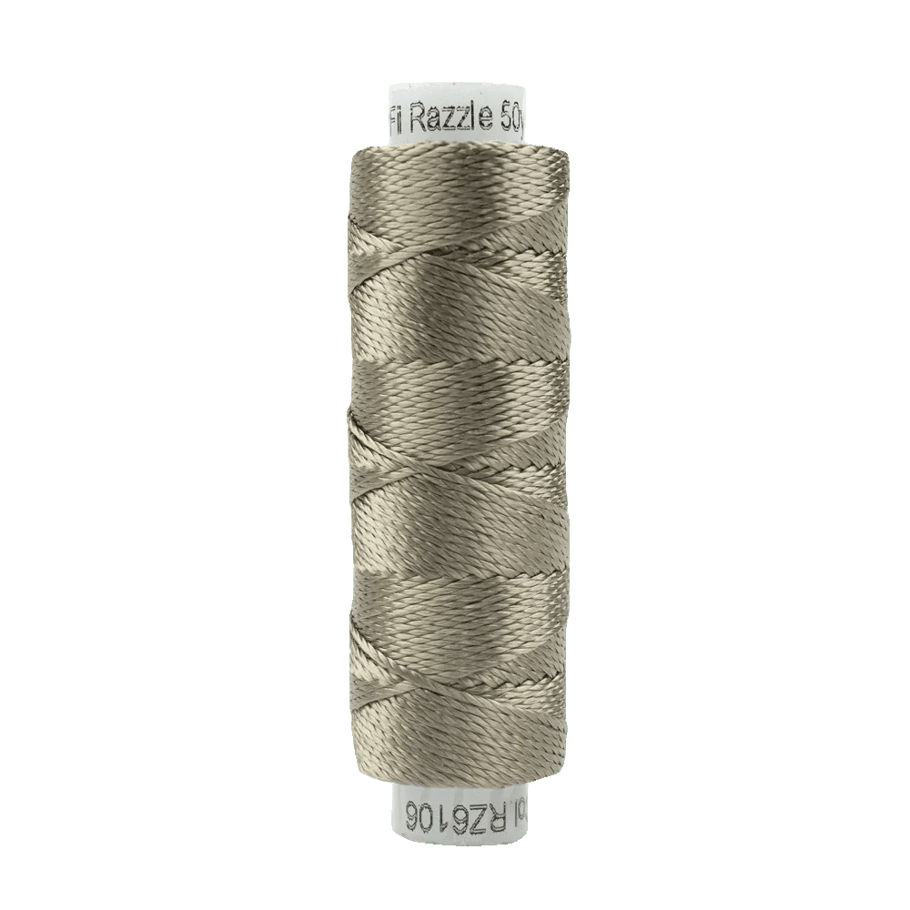 Sue Spargo Razzle™ 8wt Rayon Thread SSRZS6106 – Cinder Sue Spargo Razzle™ 8wt Rayon Thread SSRZS6106 – Cinder