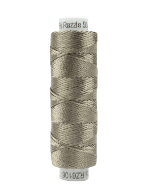 Sue Spargo Razzleâ„¢ 8wt Rayon Thread SSRZS6106 – Cinder Sue Spargo Razzleâ„¢ 8wt Rayon Thread SSRZS6106 – Cinder