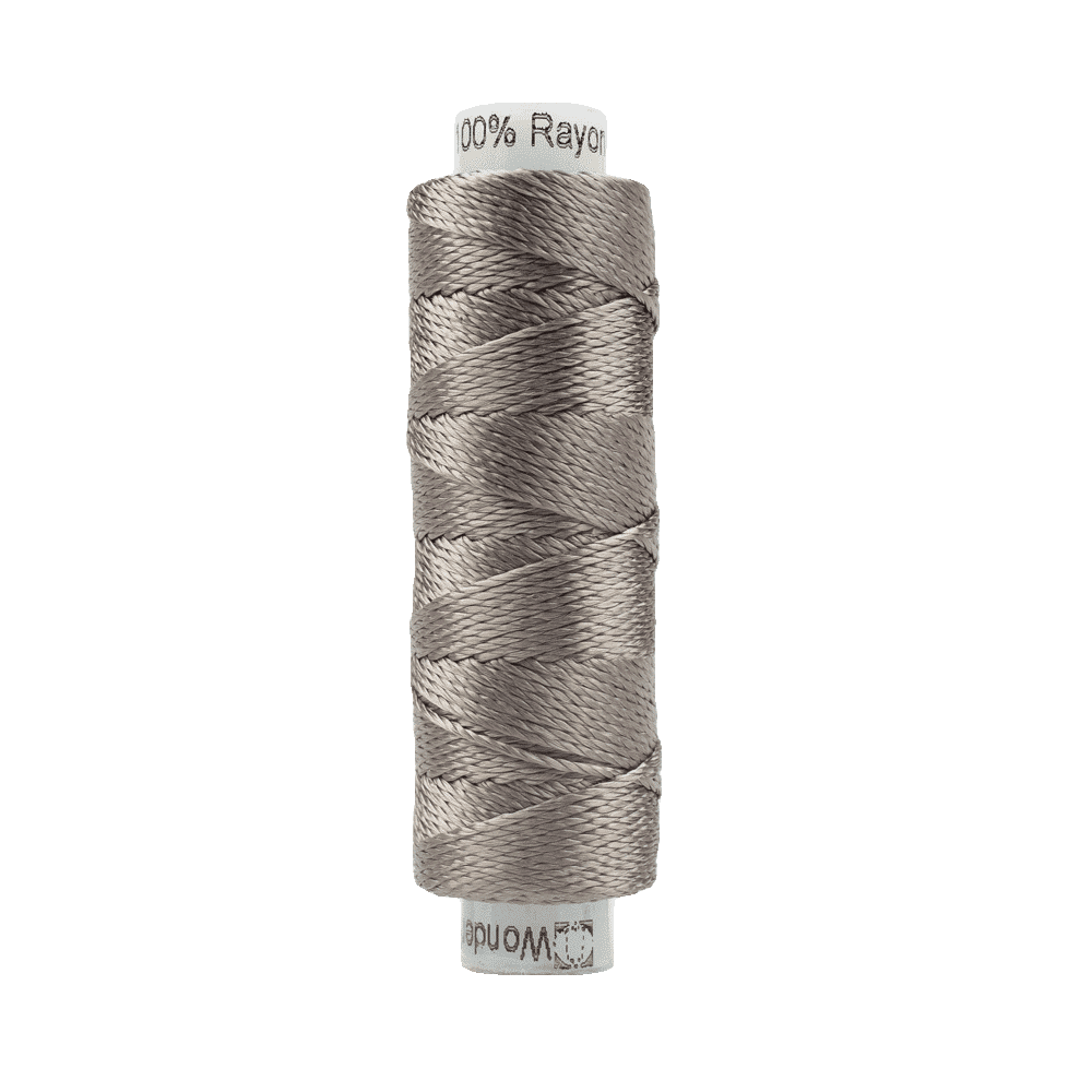 Sue Spargo Razzle™ 8wt Rayon Thread SSRZS6110 – Shadow Gray Sue Spargo Razzle™ 8wt Rayon Thread SSRZS6110 – Shadow Gray