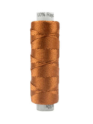 Sue Spargo Razzleâ„¢ 8wt Rayon Thread SSRZS7117 – Apricot Orange Sue Spargo Razzleâ„¢ 8wt Rayon Thread SSRZS7117 – Apricot Orange