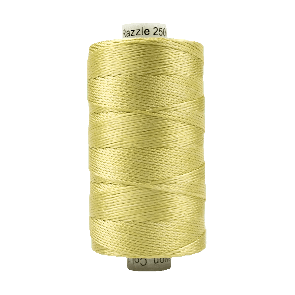 Razzle™ – 8wt Rayon Thread RZ1000 – Gold Razzle™ – 8wt Rayon Thread RZ1000 – Gold