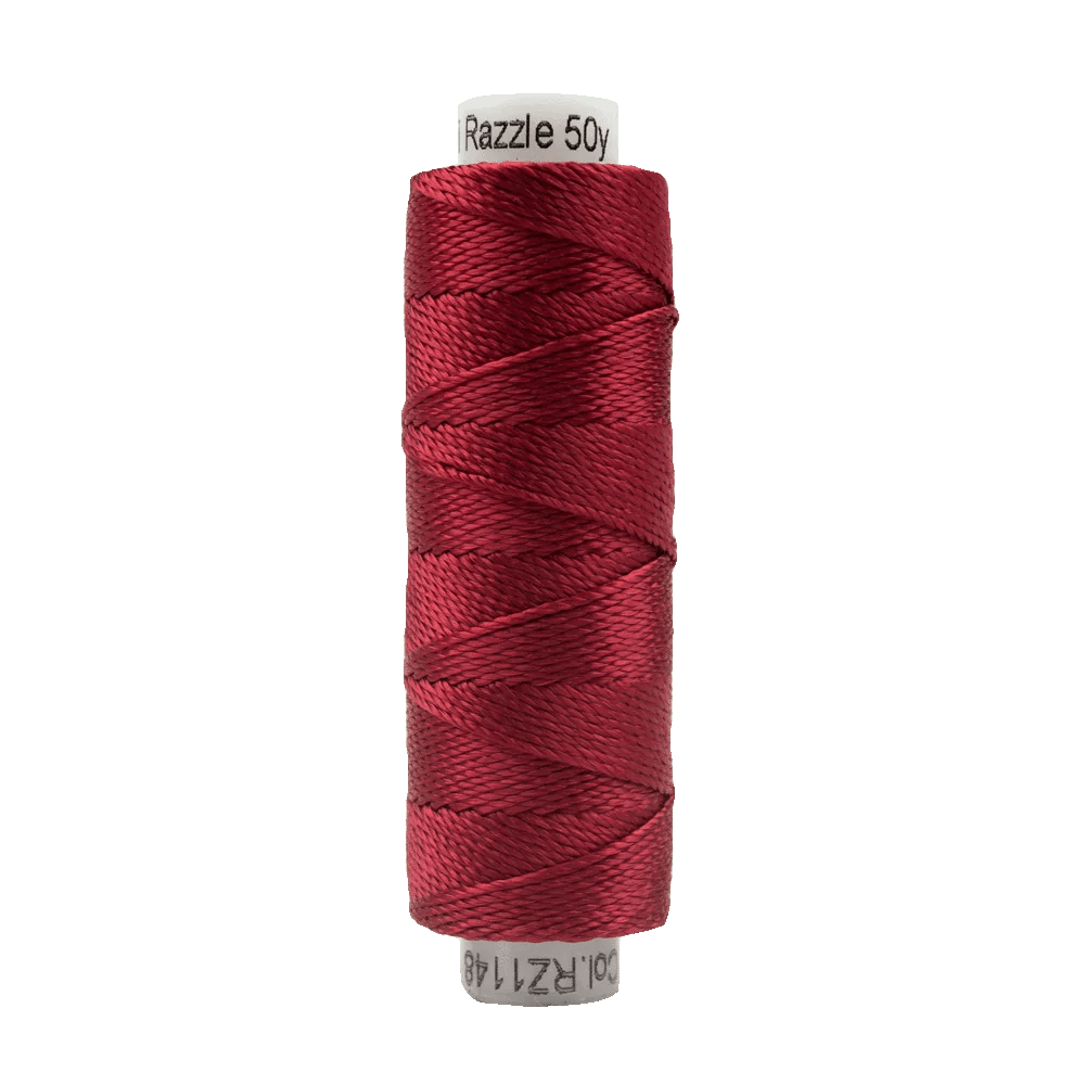Sue Spargo Razzle™ 8wt Rayon Thread SSRZS1148 – Tango Red Sue Spargo Razzle™ 8wt Rayon Thread SSRZS1148 – Tango Red