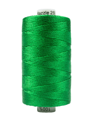 Razzleâ„¢ – 8wt Rayon Thread RZ2854 – Brilliant Green Razzleâ„¢ – 8wt Rayon Thread RZ2854 – Brilliant Green
