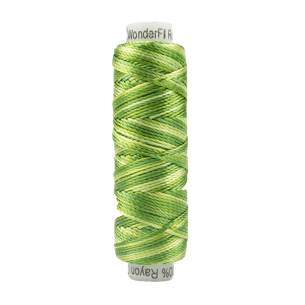 Sue Spargo Razzle™ 8wt Rayon Thread SSRZMS07 – Leaves & Sprouts Sue Spargo Razzle™ 8wt Rayon Thread SSRZMS07 – Leaves & Sprouts