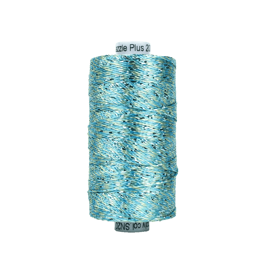 Starry Night Dazzle™ 8wt Rayon with Metallic Thread DZM20 – Sea Foam (200yd) Starry Night Dazzle™ 8wt Rayon with Metallic Thread DZM20 – Sea Foam (200yd)