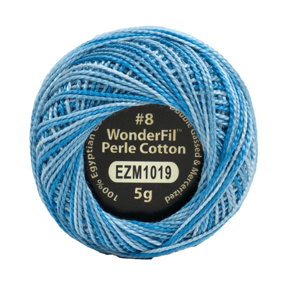 Eleganza™ 8wt Egyptian Perle Cotton Thread EL5GM1019 – Water Slide Eleganza™ 8wt Egyptian Perle Cotton Thread EL5GM1019 – Water Slide