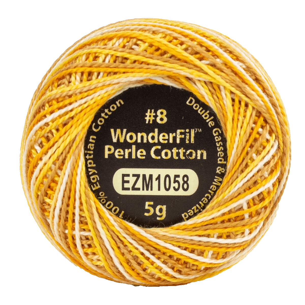 Eleganza™ 8wt Egyptian Perle Cotton Thread EL5GM1058 – Lemon Meringue Eleganza™ 8wt Egyptian Perle Cotton Thread EL5GM1058 – Lemon Meringue