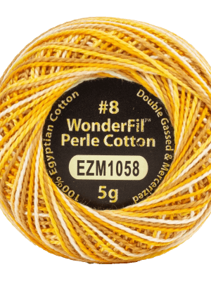 Eleganzaâ„¢ 8wt Egyptian Perle Cotton Thread EL5GM1058 – Lemon Meringue Eleganzaâ„¢ 8wt Egyptian Perle Cotton Thread EL5GM1058 – Lemon Meringue