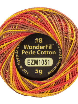 Eleganzaâ„¢ 8wt Egyptian Perle Cotton Thread EL5GM1051 – Fire Breather Eleganzaâ„¢ 8wt Egyptian Perle Cotton Thread EL5GM1051 – Fire Breather
