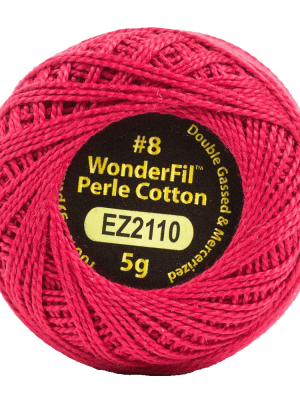 Alison Glass Eleganza 8wt Perle Cotton Thread EL5G-2110 – Ruby Alison Glass Eleganza 8wt Perle Cotton Thread EL5G-2110 – Ruby