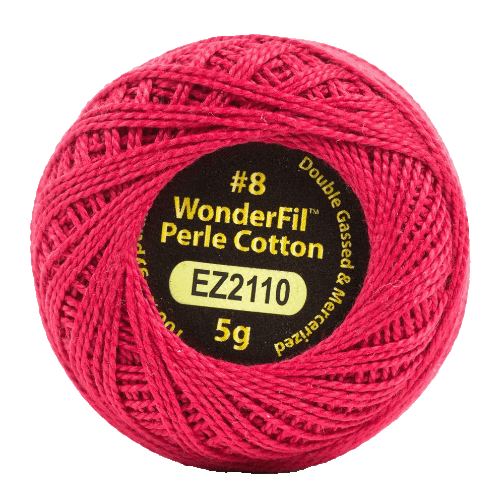 Alison Glass Eleganza 8wt Perle Cotton Thread EL5G-2110 – Ruby Alison Glass Eleganza 8wt Perle Cotton Thread EL5G-2110 – Ruby