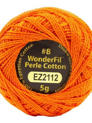 Alison Glass Eleganza 8wt Perle Cotton Thread EL5G-2112 – Pumpkin Alison Glass Eleganza 8wt Perle Cotton Thread EL5G-2112 – Pumpkin