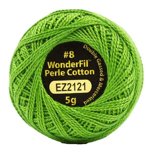 Alison Glass Eleganza 8wt Perle Cotton Thread EL5G-2121 – Shamrock Alison Glass Eleganza 8wt Perle Cotton Thread EL5G-2121 – Shamrock