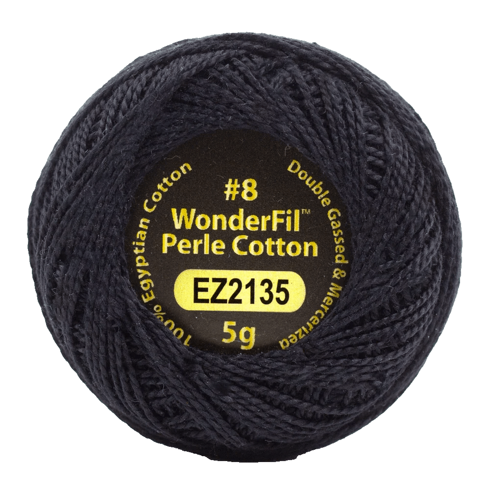 Alison Glass Eleganza 8wt Perle Cotton Thread EL5G-2135 – Raven Alison Glass Eleganza 8wt Perle Cotton Thread EL5G-2135 – Raven