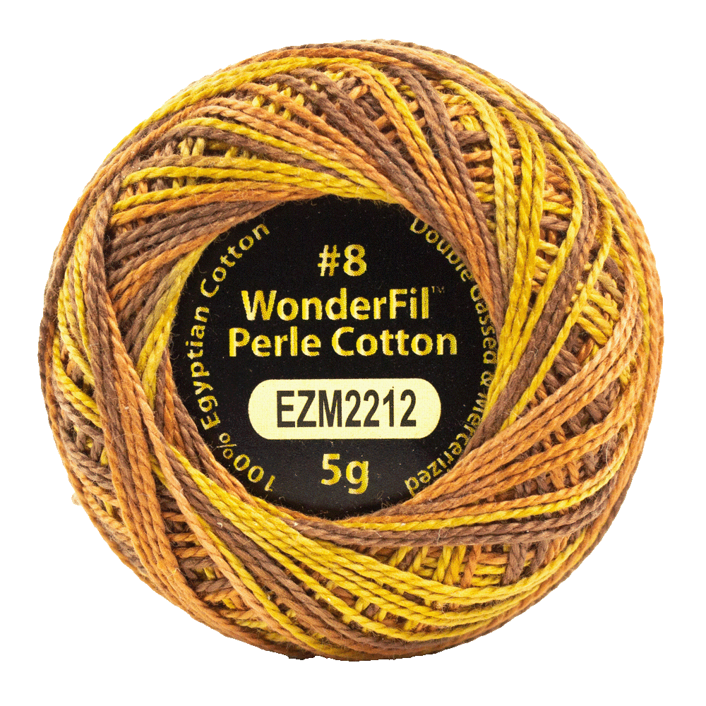 Alison Glass Eleganza 8wt Perle Cotton Thread EL5GM-2212 – Tawny Alison Glass Eleganza 8wt Perle Cotton Thread EL5GM-2212 – Tawny