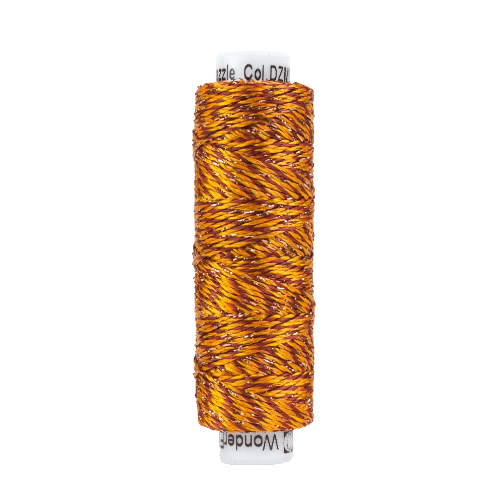 Starry Night Dazzle™ 8wt Rayon with Metallic Thread DZMS03- Persimmon Starry Night Dazzle™ 8wt Rayon with Metallic Thread DZMS03- Persimmon