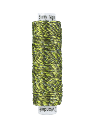 Starry Night Dazzleâ„¢ 8wt Rayon with Metallic Thread DZMS15 – Malachite Starry Night Dazzleâ„¢ 8wt Rayon with Metallic Thread DZMS15 – Malachite
