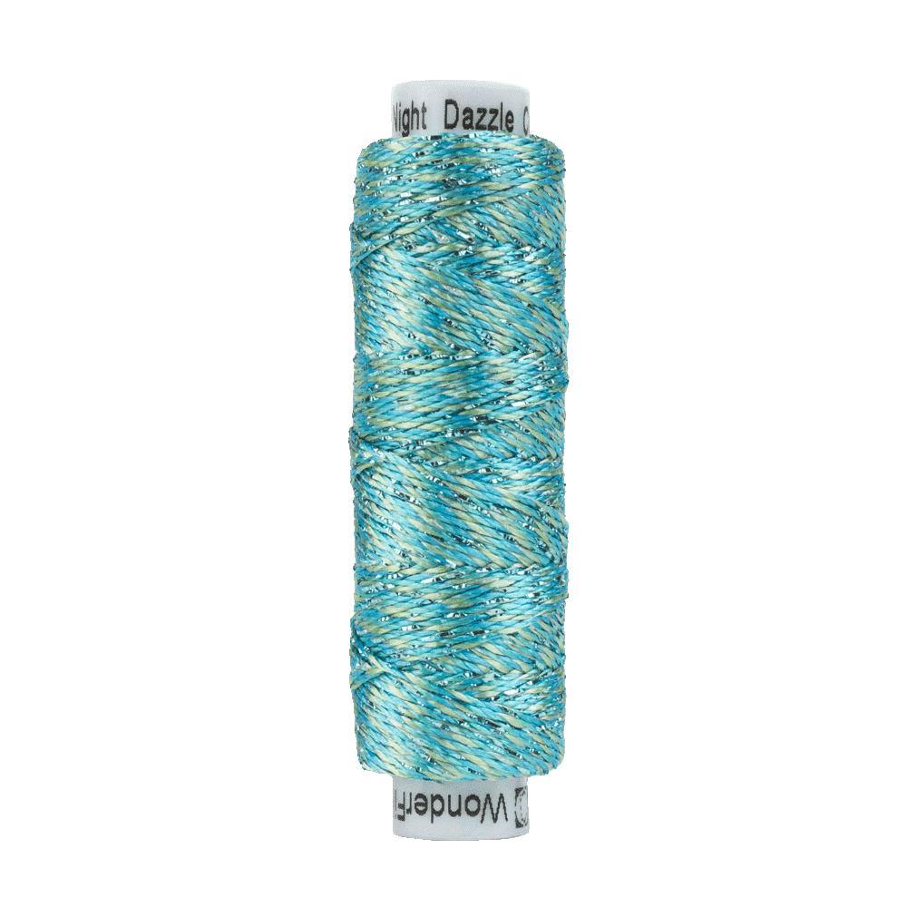 Starry Night Dazzle™ 8wt Rayon with Metallic Thread DZMS20 – Sea Foam Starry Night Dazzle™ 8wt Rayon with Metallic Thread DZMS20 – Sea Foam
