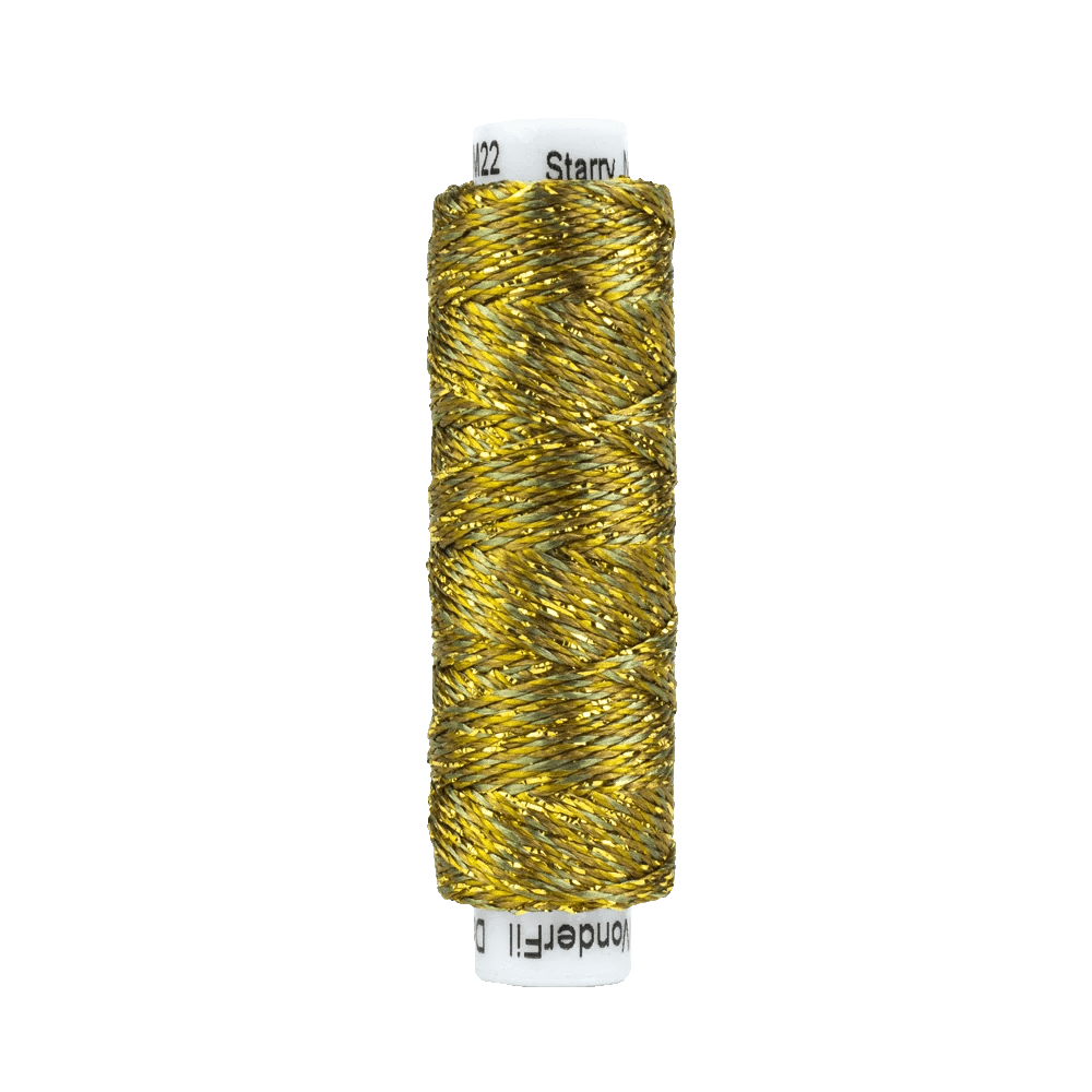 Starry Night Dazzle™ 8wt Rayon with Metallic Thread DZMS22 – Bronze Starry Night Dazzle™ 8wt Rayon with Metallic Thread DZMS22 – Bronze