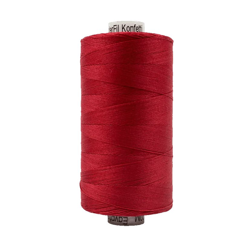 Konfetti™ 50wt Egyptian Cotton Thread KT302 – Christmas Red Konfetti™ 50wt Egyptian Cotton Thread KT302 – Christmas Red
