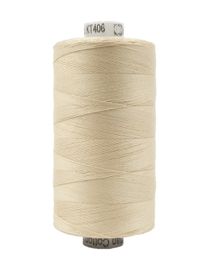 Konfettiâ„¢ 50wt Egyptian Cotton Thread KT406 – Ivory Konfettiâ„¢ 50wt Egyptian Cotton Thread KT406 – Ivory