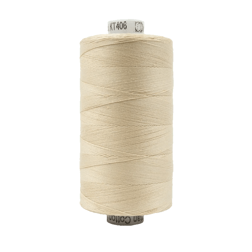 Konfetti™ 50wt Egyptian Cotton Thread KT406 – Ivory Konfetti™ 50wt Egyptian Cotton Thread KT406 – Ivory