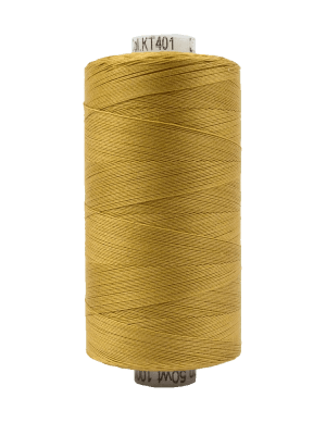 Konfettiâ„¢ 50wt Egyptian Cotton Thread KT401 – Dark Gold Konfettiâ„¢ 50wt Egyptian Cotton Thread KT401 – Dark Gold