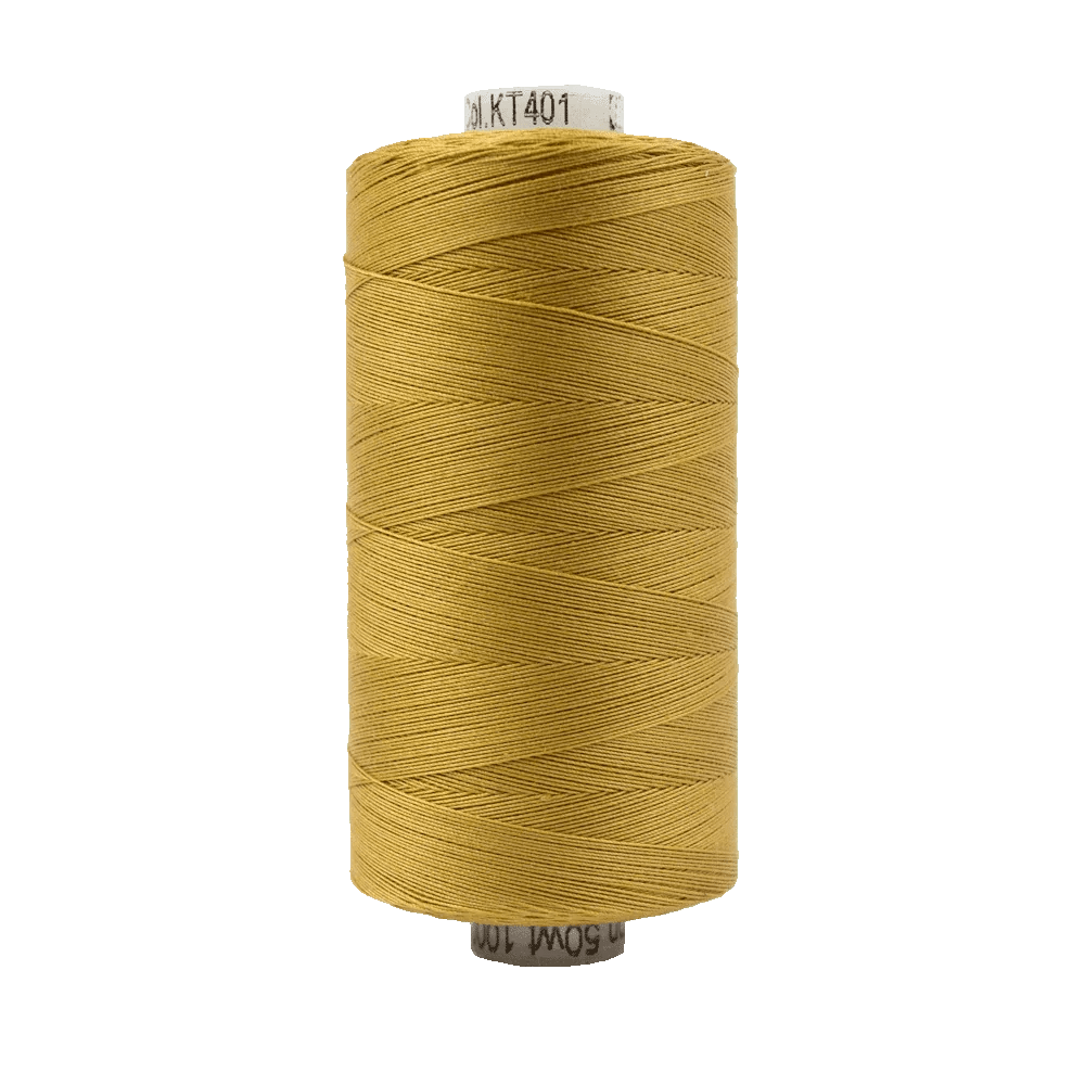 Konfetti™ 50wt Egyptian Cotton Thread KT401 – Dark Gold Konfetti™ 50wt Egyptian Cotton Thread KT401 – Dark Gold