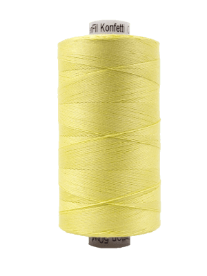 Konfettiâ„¢ 50wt Egyptian Cotton Thread KT403 – Yellow Konfettiâ„¢ 50wt Egyptian Cotton Thread KT403 – Yellow