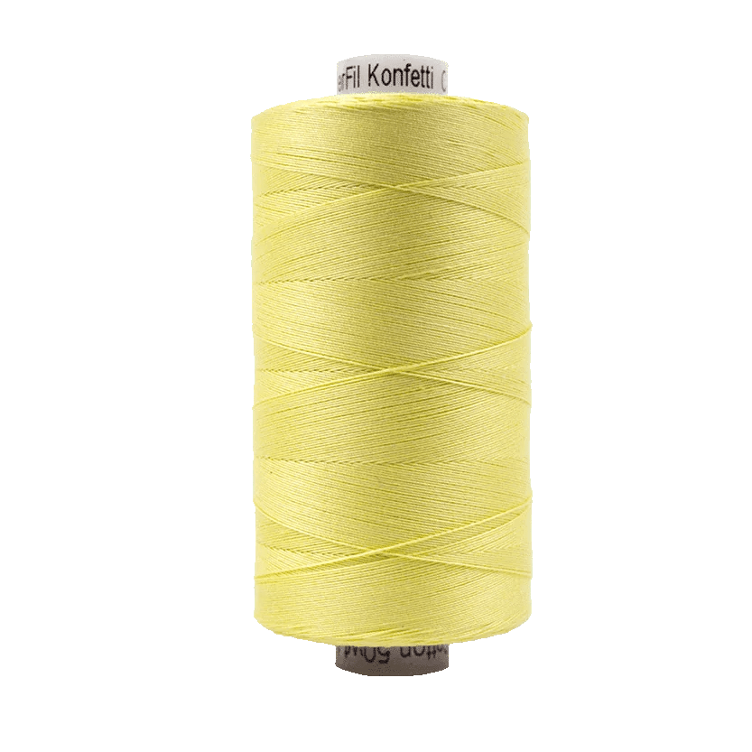 Konfetti™ 50wt Egyptian Cotton Thread KT403 – Yellow Konfetti™ 50wt Egyptian Cotton Thread KT403 – Yellow