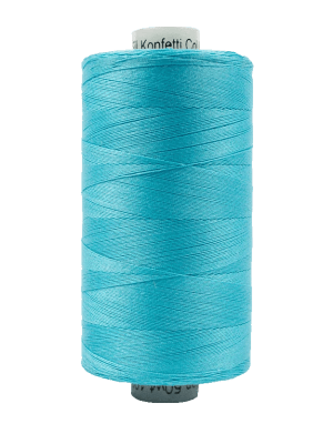 Konfettiâ„¢ 50wt Egyptian Cotton Thread KT608 – Medium Peacock Blue Konfettiâ„¢ 50wt Egyptian Cotton Thread KT608 – Medium Peacock Blue