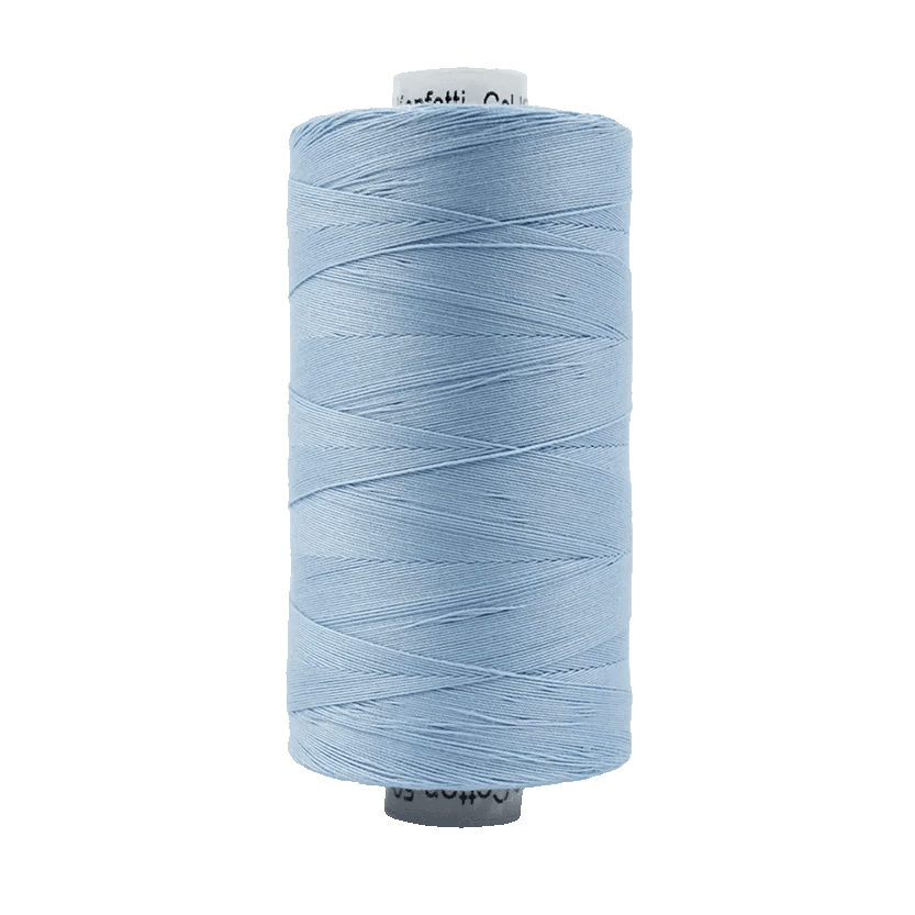 Konfetti™ 50wt Egyptian Cotton Thread KT609 – Sky Blue Konfetti™ 50wt Egyptian Cotton Thread KT609 – Sky Blue
