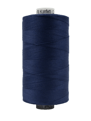 Konfettiâ„¢ 50wt Egyptian Cotton Thread KT601 – Navy Konfettiâ„¢ 50wt Egyptian Cotton Thread KT601 – Navy
