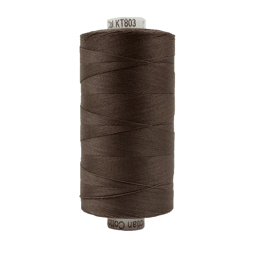 Konfetti™ 50wt Egyptian Cotton Thread KT803 – Dark Brown Konfetti™ 50wt Egyptian Cotton Thread KT803 – Dark Brown