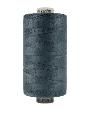 Konfettiâ„¢ 50wt Egyptian Cotton Thread KT904 – Blue Grey Konfettiâ„¢ 50wt Egyptian Cotton Thread KT904 – Blue Grey