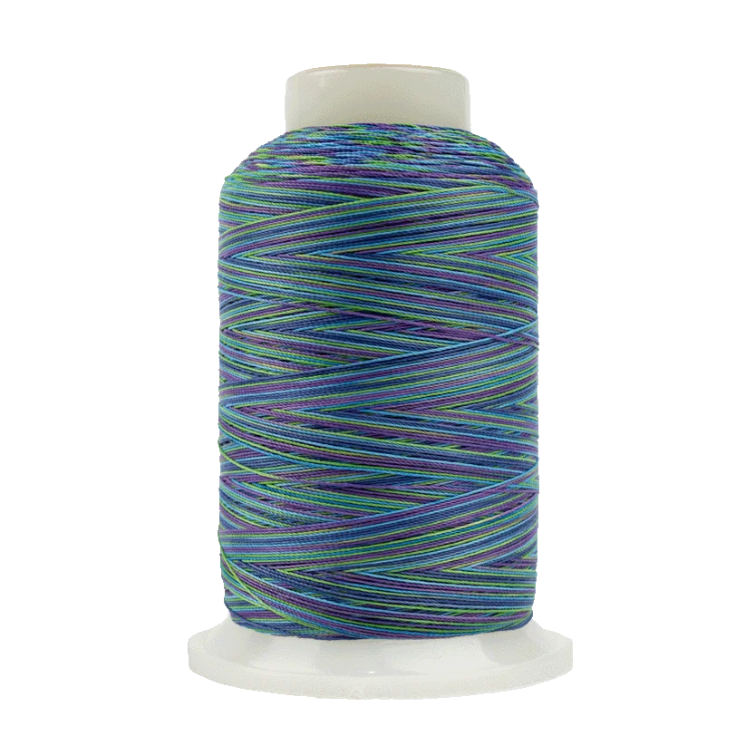 Silco™ 35wt Lint-Free Cotton Thread SCM17 – Purple/Blue/Green Silco™ 35wt Lint-Free Cotton Thread SCM17 – Purple/Blue/Green