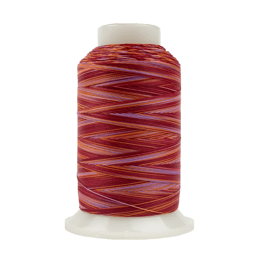 Silco™ 35wt Lint-Free Cotton Thread SCM30 – Purple/Orange/Red Silco™ 35wt Lint-Free Cotton Thread SCM30 – Purple/Orange/Red