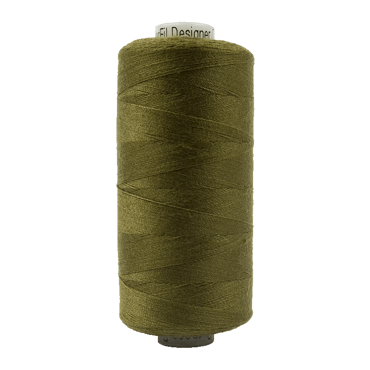 Designer™ 40wt All-Purpose Polyester Thread DS104 – Olive Designer™ 40wt All-Purpose Polyester Thread DS104 – Olive