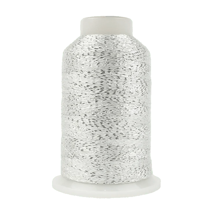 Spotlite™ 40wt Rayon-Core Metallic Thread MT6150 – White Silver Spotlite™ 40wt Rayon-Core Metallic Thread MT6150 – White Silver