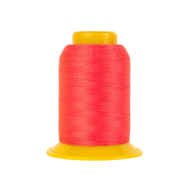 SoftLoc™ Tex 35 Wooly Poly Serger Thread SL12 – Neon Red SoftLoc™ Tex 35 Wooly Poly Serger Thread SL12 – Neon Red