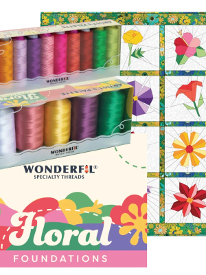 Packages Floral Foundations Bundle (Quilting and Piecing) Packages Floral Foundations Bundle (Quilting and Piecing)
