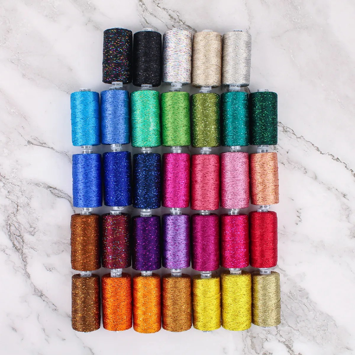 Dazzleâ„¢ 8wt Rayon with Metallic Thread Dazzleâ„¢ Collection Dazzleâ„¢ 8wt Rayon with Metallic Thread Dazzleâ„¢ Collection