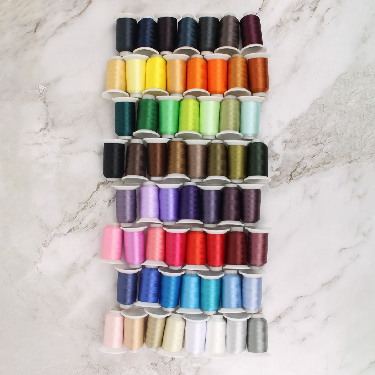 InvisaFilâ„¢ 100wt Invisible Cottonized Polyester Thread InvisaFilâ„¢ Collector Set (2734yd/2500m) InvisaFilâ„¢ 100wt Invisible Cottonized Polyester Thread InvisaFilâ„¢ Collector Set (2734yd/2500m)